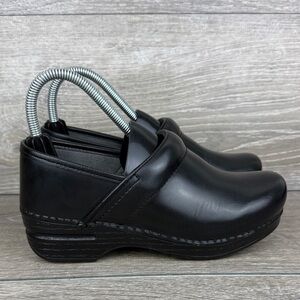 Dansko XP Professional Black Leather Women’s Sz 5.5-6/EU 36 Slip-On Clogs